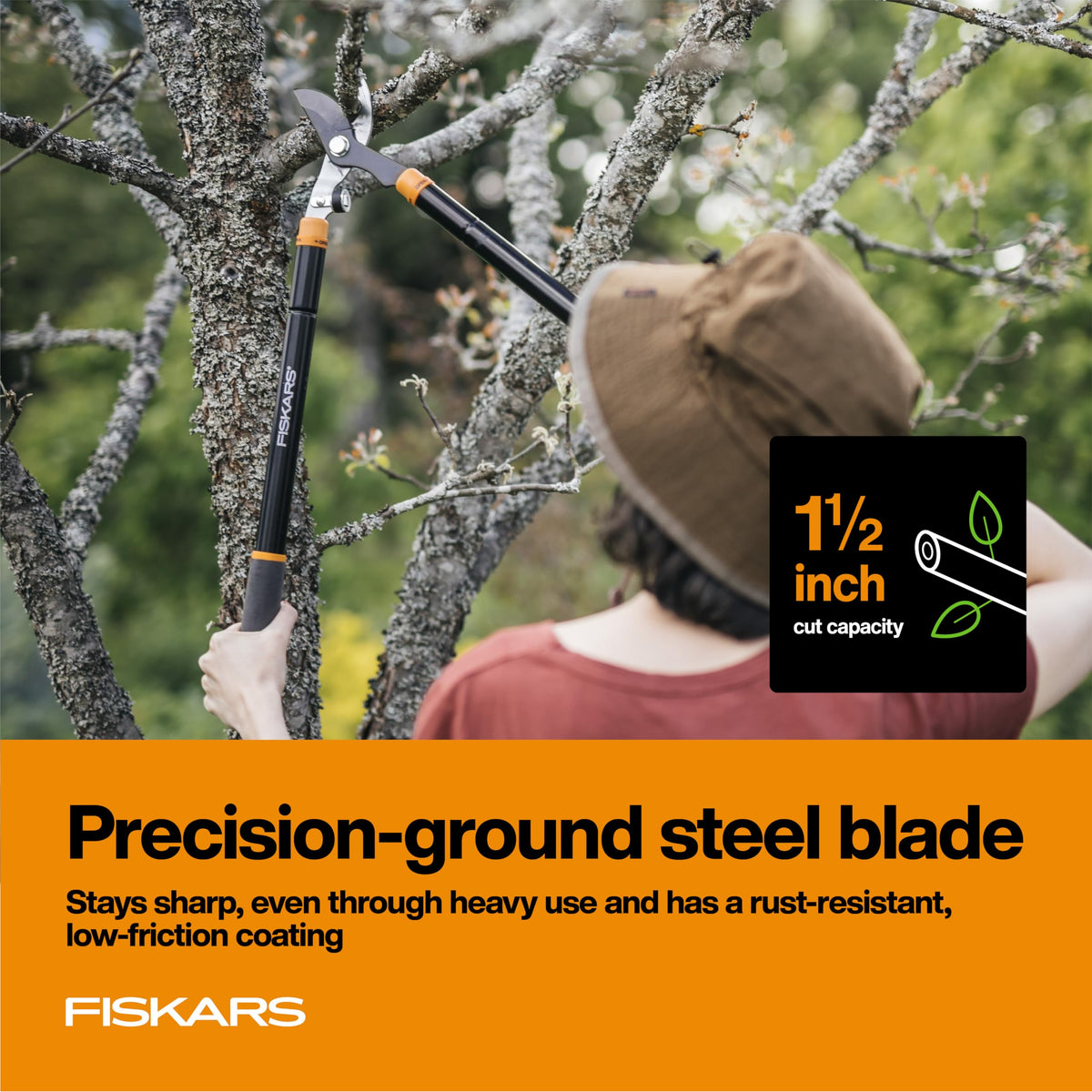 Fiskars 28” Garden Bypass Loppers, Tree Trimmer with 1.5" Cut Capacity Father Jim Norris notebooks
