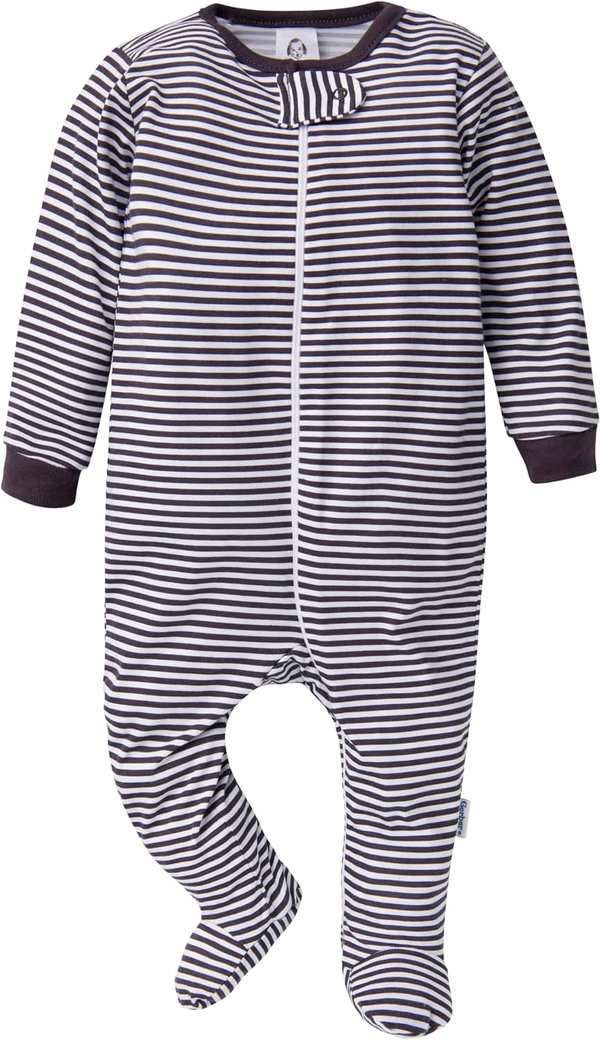 Gerber Baby Boys' 4 Pack Sleep 'N Play Footie