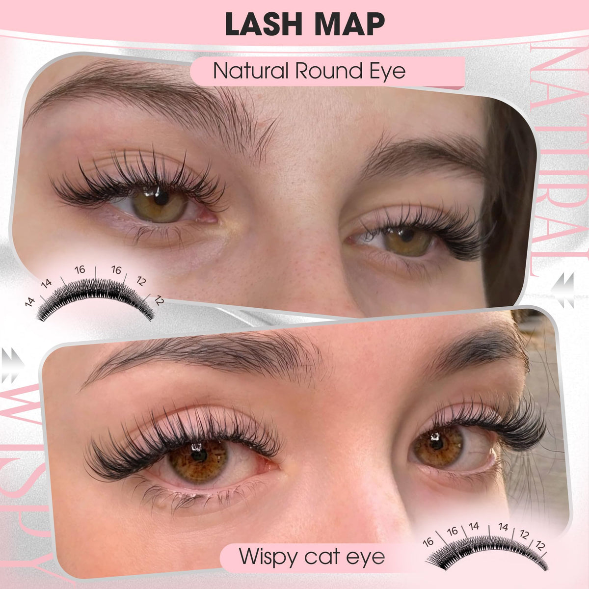 Goddvenus Lash Clusters Kit 9-14mm Wispy Eyelash Clusters Lashes Natural DIY Lash Extension Kit Short Cluster Eyelash Extensions Kit 300pcs C Curl Individual Lashes Cluster Eyelash (With Tweezers)