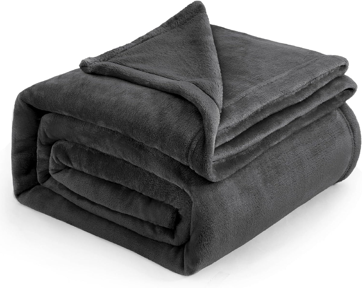 Bedsure Fleece Bed Blankets Queen Size