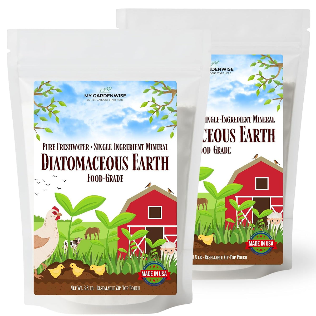 GARDENWISE 6-3-0 All-Purpose Professional Eco-Friendly Slow-Release Nitrogen Fertilizer with Iron & Calcium,Non-Burning, Enhances Soil Structure,for Indoor&Outdoor Plants,Vegetable Gardens (2 QUARTS) Father Jim Norris notebooks