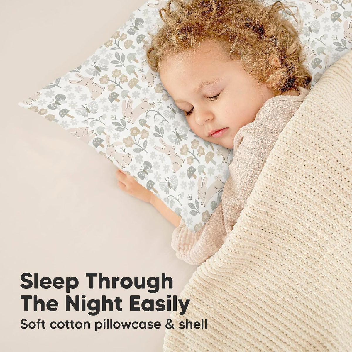 Toddler Pillow with Pillowcase, 13x18 My Little Dreamy Pillow (ABC Land)