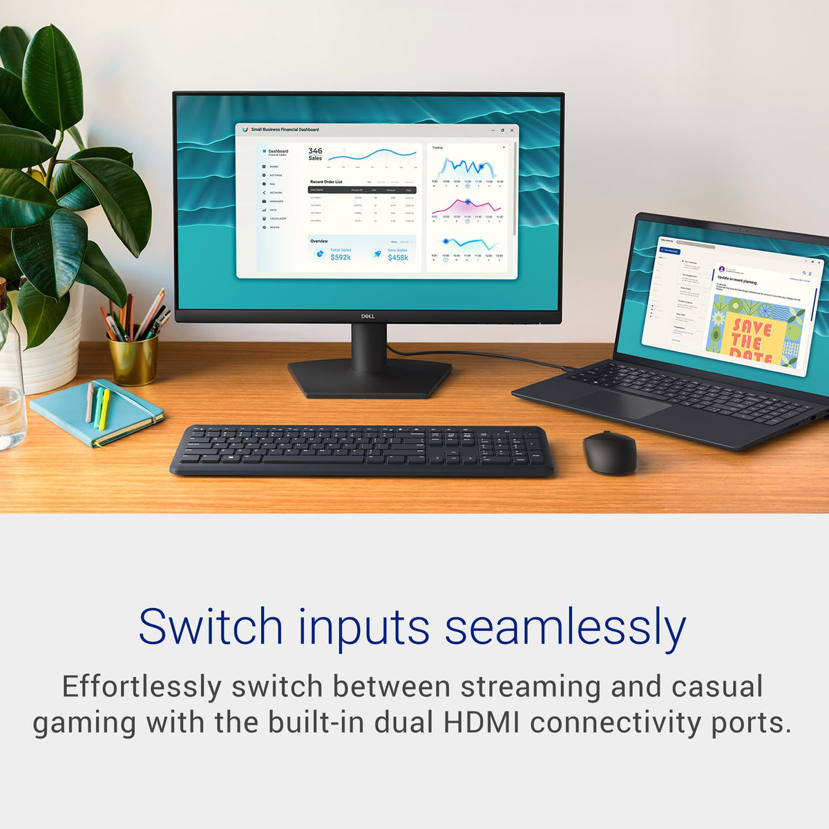 Dell 27 Monitor - SE2726H - 27-inch FHD (1920x1080) 144Hz 1ms Display, in-Plane Switching (IPS) Technology, AMD FreeSync™, TÜV 3-Star 2X HDMI, Tilt Father Jim Norris notebooks