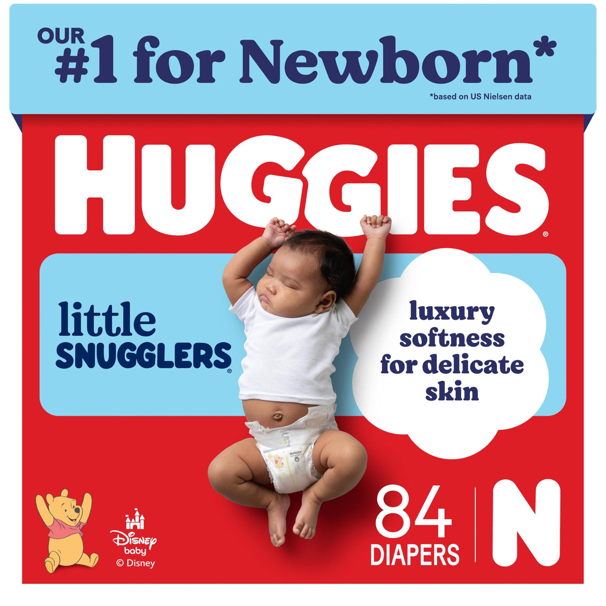 Huggies Little Snugglers Newborn Diapers, 144 Count