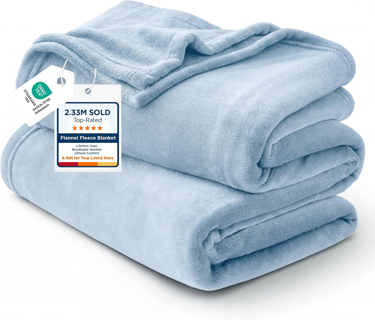 Bedsure Fleece Bed Blankets Queen Size