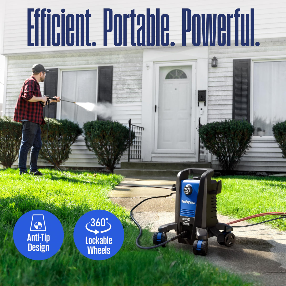 Westinghouse ePX3100s Electric Pressure Washer, 2100 Max PSI 1.76 Max GPM with Foam Cannon and Turbo Nozzle, for Cars/Fences/Driveways/Home/Patios Father Jim Norris notebooks