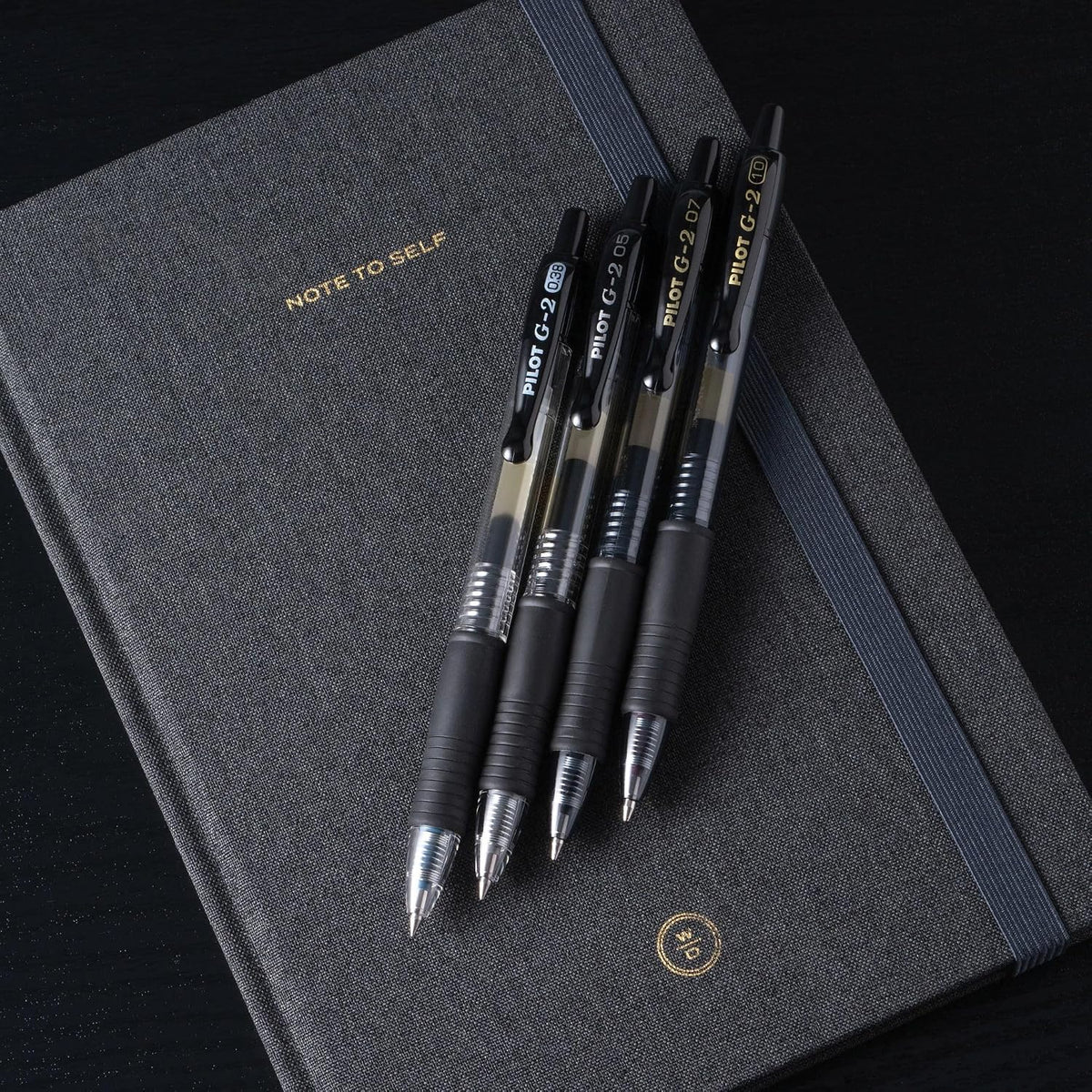 PILOT G2 Premium Gel Pens, Bold Point 1.0mm, Blue Ink, 12-Pack Father Jim Norris notebooks