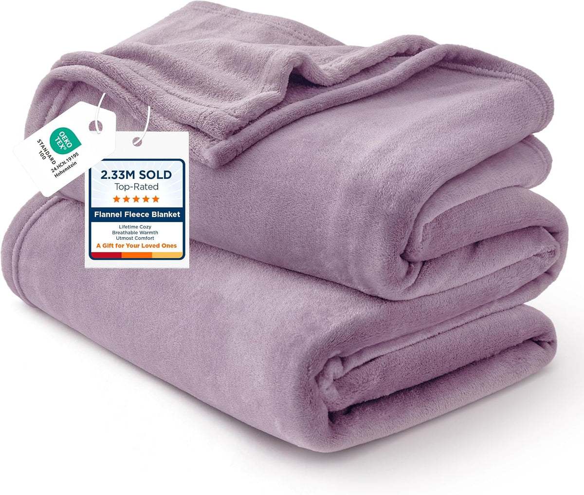 Bedsure Fleece Bed Blankets Queen Size