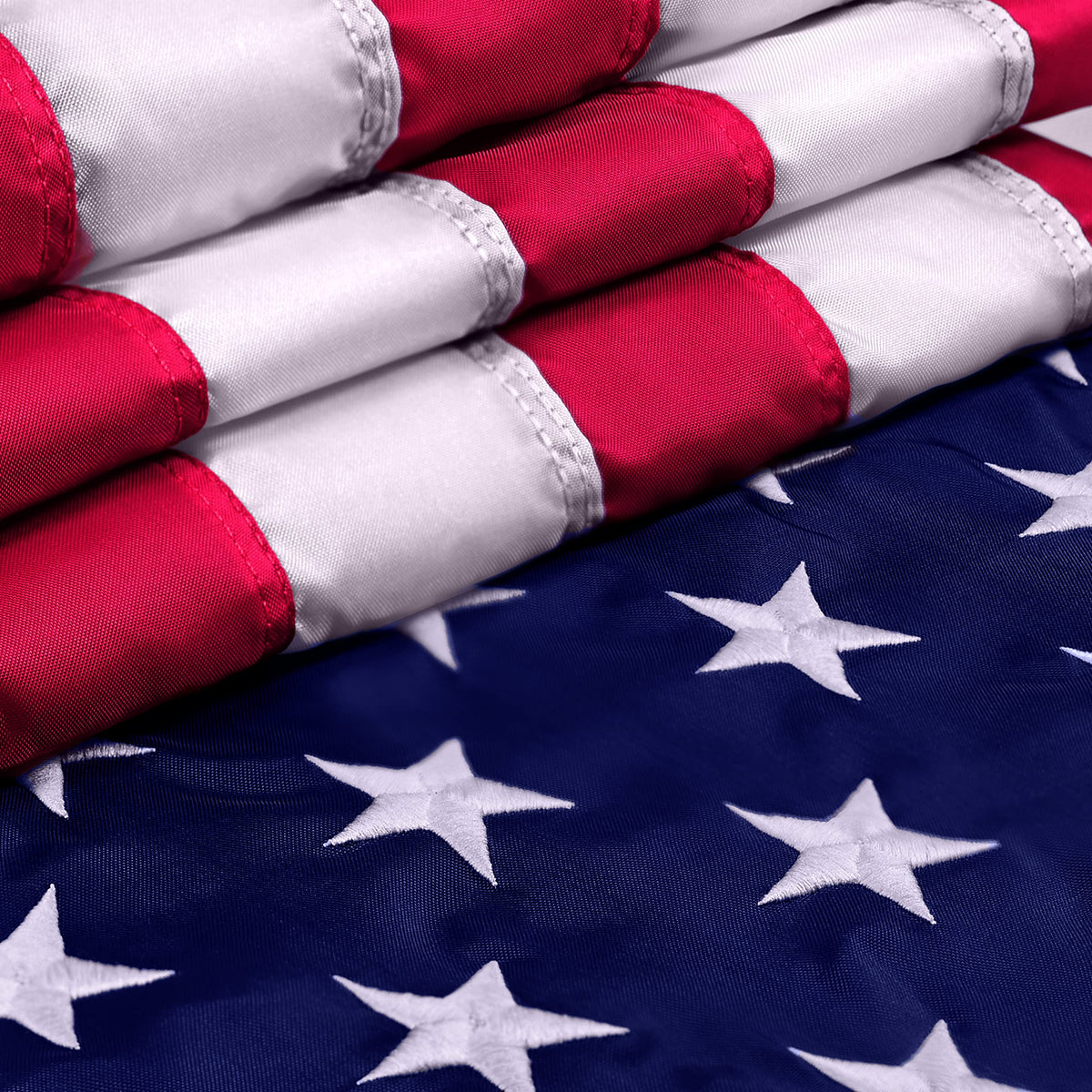 American Flags for Outside 3X5 (Pack of 10) -American Flag made in USA with Embroidered Stars and Sewn Stripes US Flag 3x5 Heavy Duty Outdoor Made in USA for High Wind- All Weather Flags Father Jim Norris notebooks