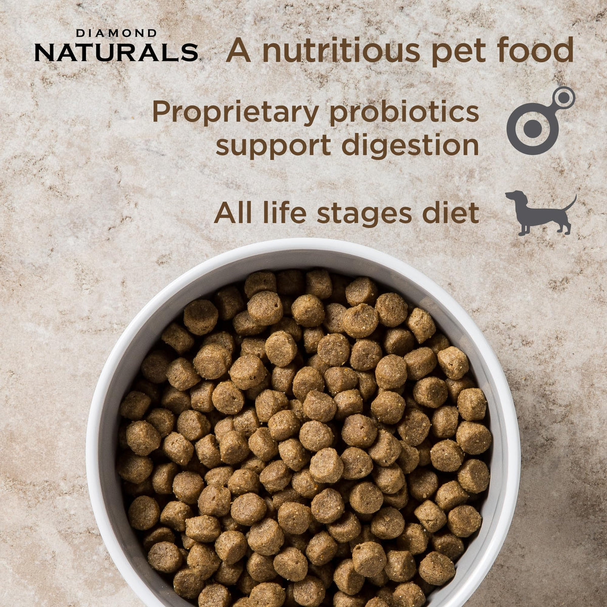 Diamond Naturals Light Adult Dry Dog Food, Lamb Meal & Rice, 30lb