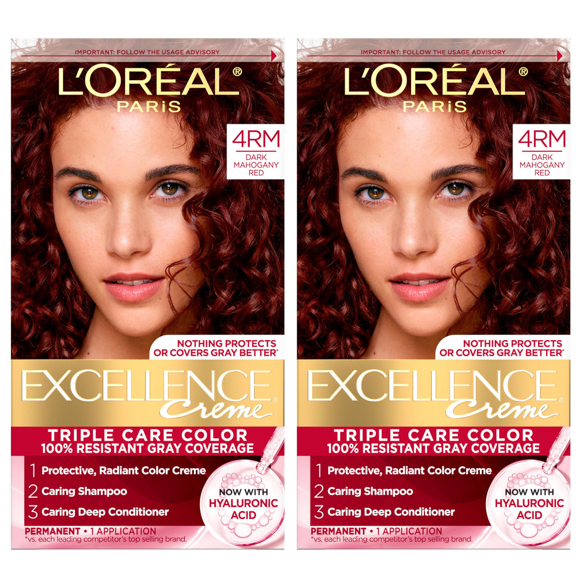 L'Oreal Paris Excellence Crème Hair Color, 4AR Dark Chocolate Brown Father Jim Norris notebooks