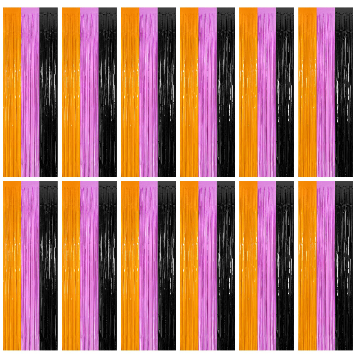 2 Pack Pink Party Decorations, 3.28 FT x 7.05 FT Pink Backdrop, Metallic Tinsel Backdrop Fringe Curtains Backdrop Curtains, Photo Backdrop Party Supplies Birthday Party Decorationsay Party Decorations