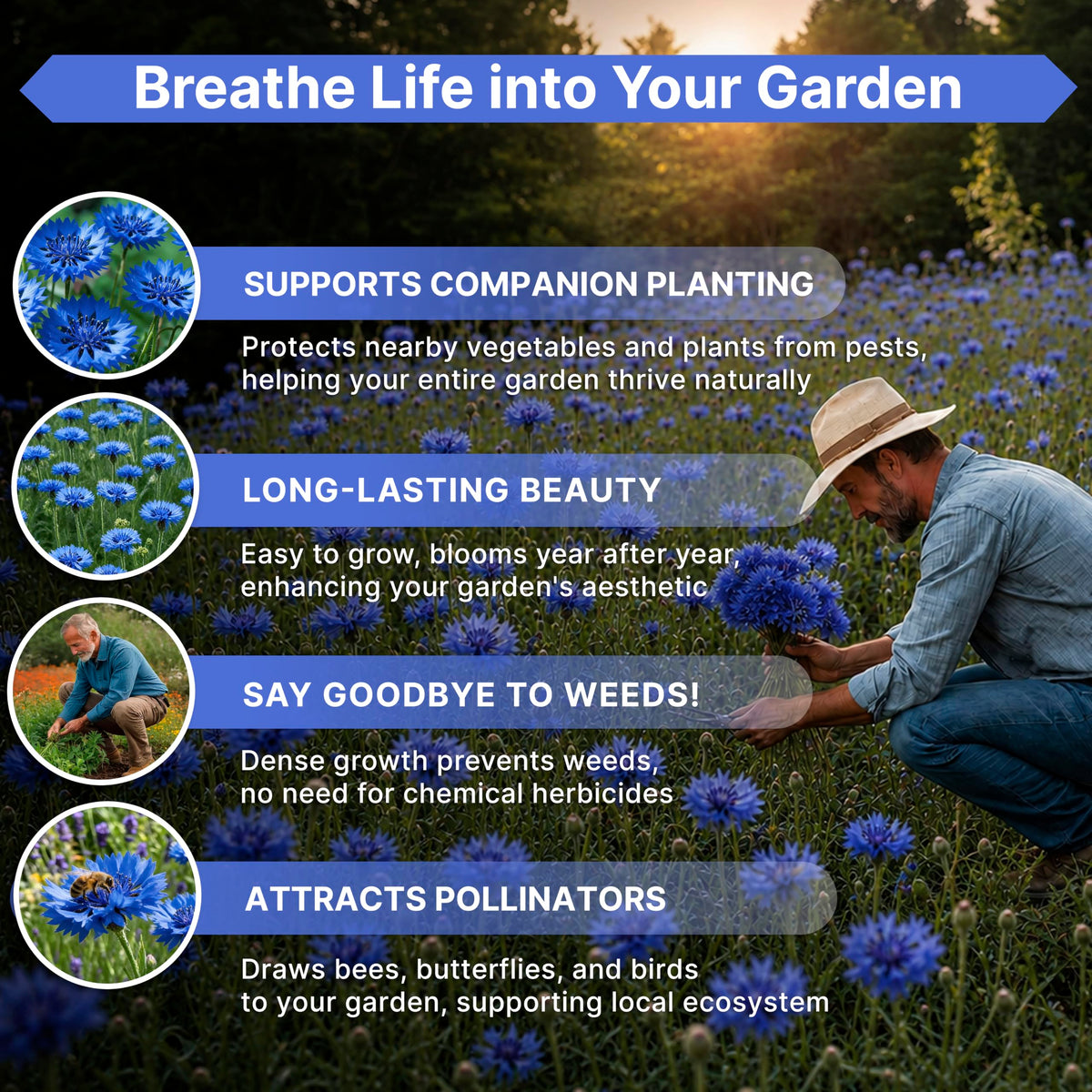Cosmos Flower Seeds Pack 1 oz - 4,500 Non-GMO Heirloom Annual Seeds for Planting Indoor & Outdoor Gardening, Flower Seed for Garden in Resealable Packet, Floral Mix for Pollinators Perennial Mix Father Jim Norris notebooks