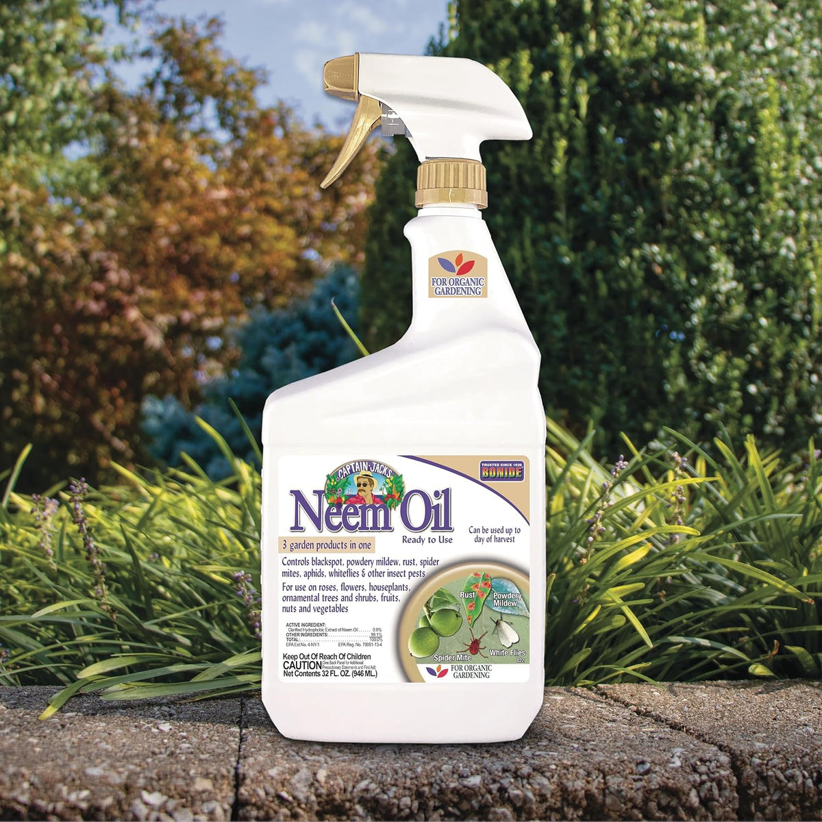 Bonide Captain Jack's Neem Oil, 32 oz Ready-to-Use Spray Father Jim Norris notebooks