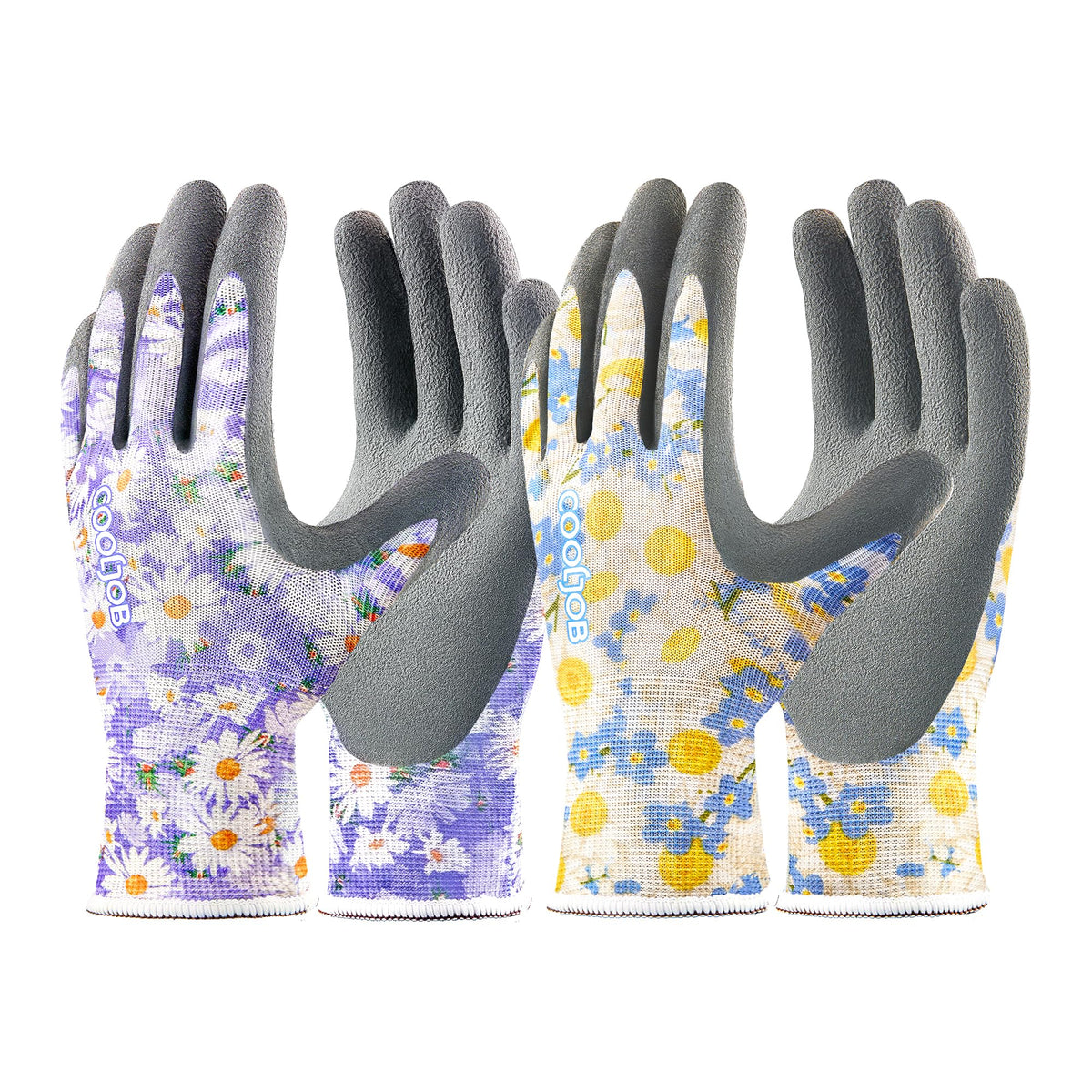 COOLJOB 6 Pairs Gardening Gloves for Women Ladies, Breathable Rubber Coated for Yard Garden, Outdoor Indoor Protective Work with Grip, Medium Size, Red & Green Father Jim Norris notebooks