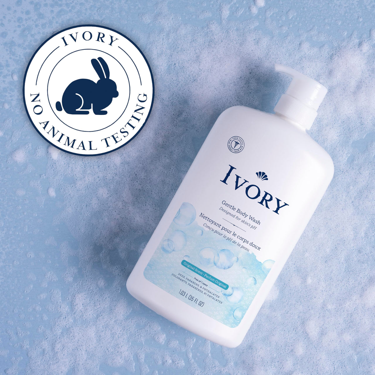 Ivory Body Wash Designed for the Whole Family, Original Scent, 35 fl oz