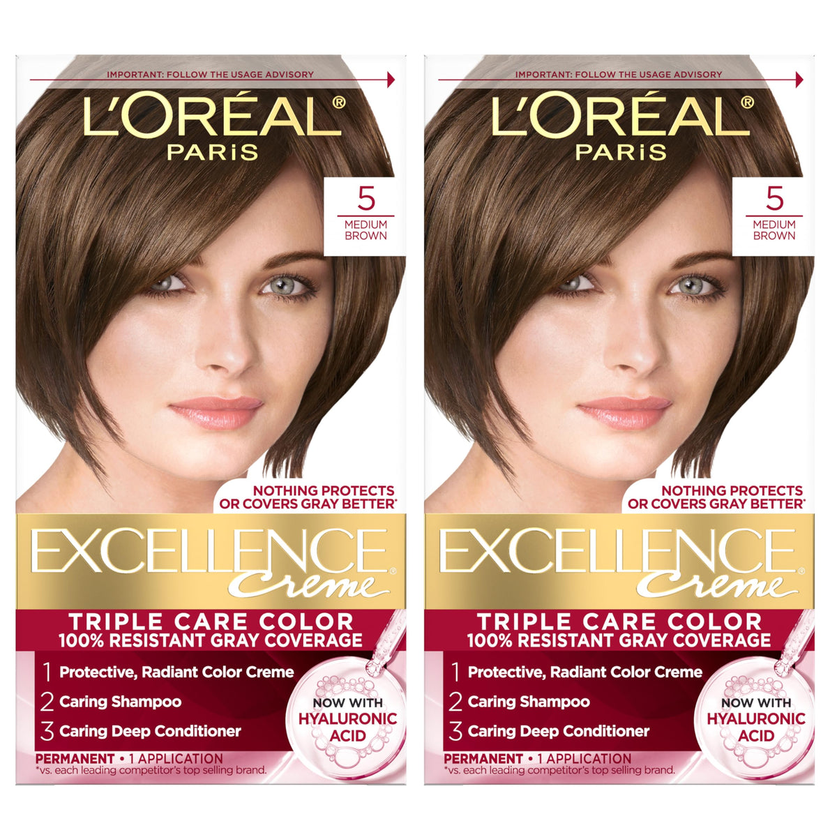 L'Oreal Paris Excellence Crème Hair Color, 4AR Dark Chocolate Brown Father Jim Norris notebooks