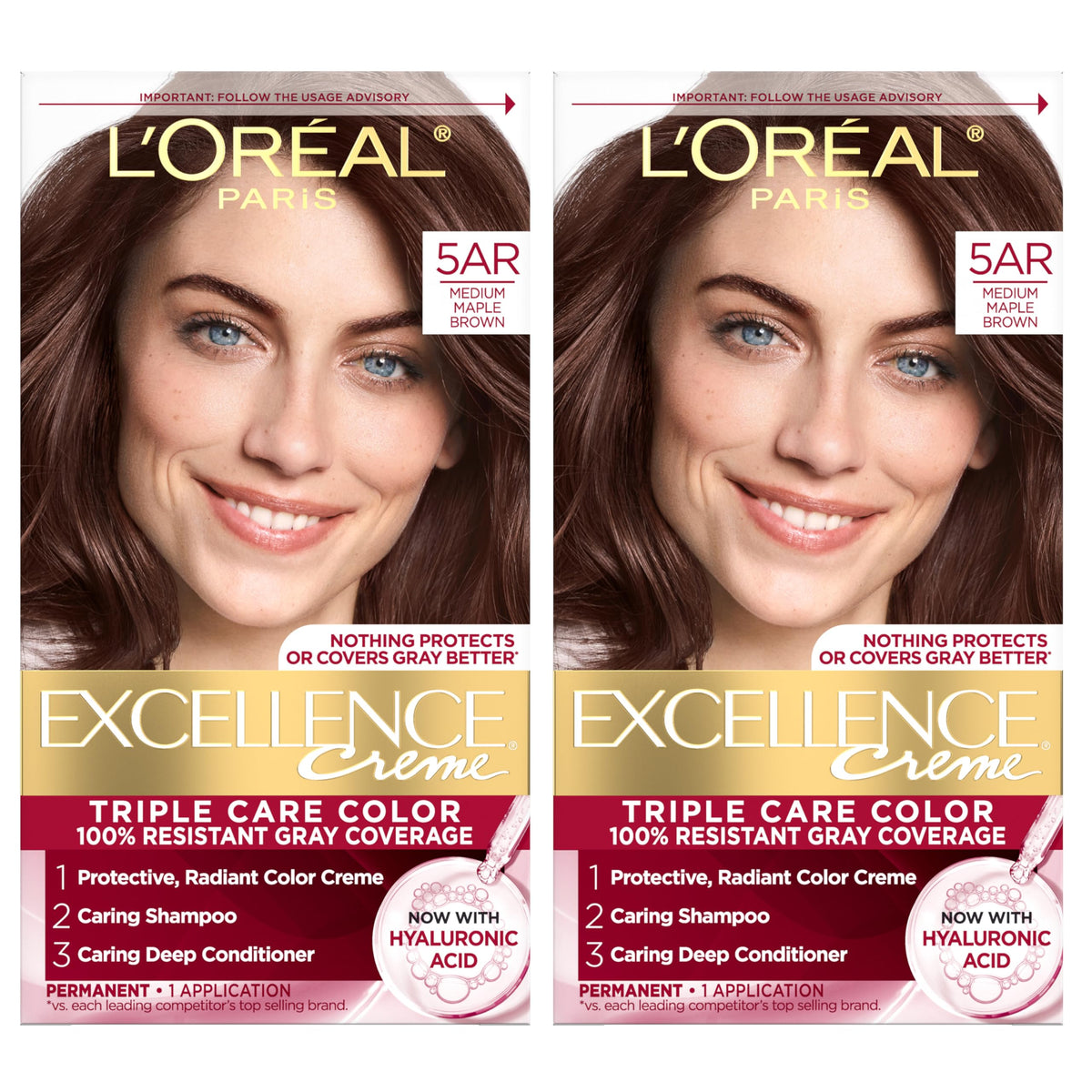 L'Oreal Paris Excellence Crème Hair Color, 4AR Dark Chocolate Brown Father Jim Norris notebooks