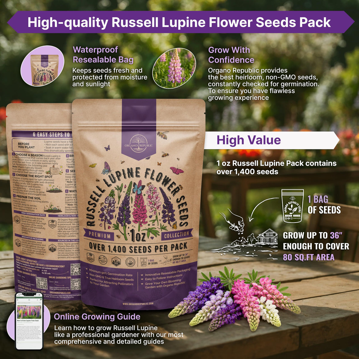 Cosmos Flower Seeds Pack 1 oz - 4,500 Non-GMO Heirloom Annual Seeds for Planting Indoor & Outdoor Gardening, Flower Seed for Garden in Resealable Packet, Floral Mix for Pollinators Perennial Mix Father Jim Norris notebooks