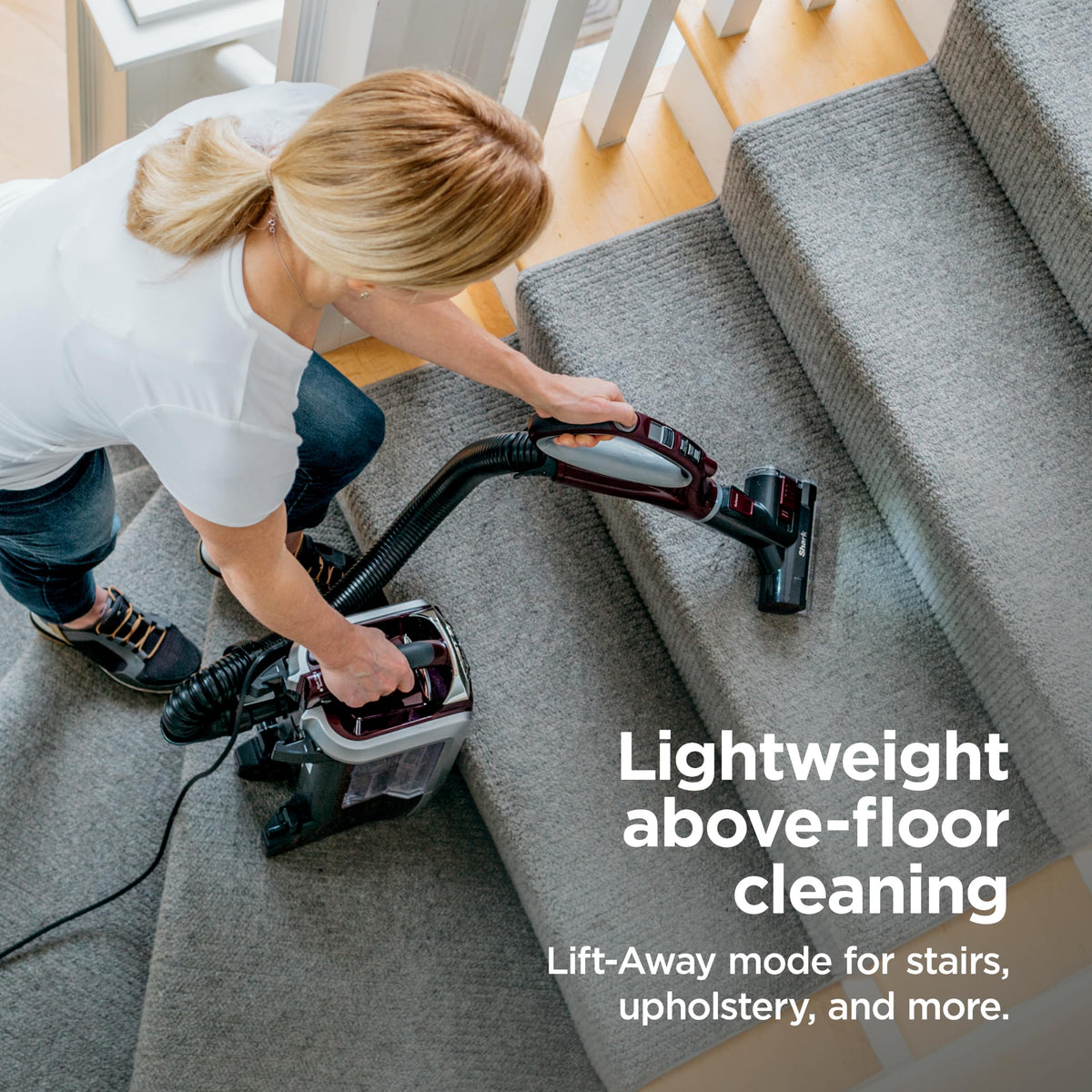 Shark Navigator Lift-Away Upright Vacuum Cleaner, HEPA, Lavender, NV352