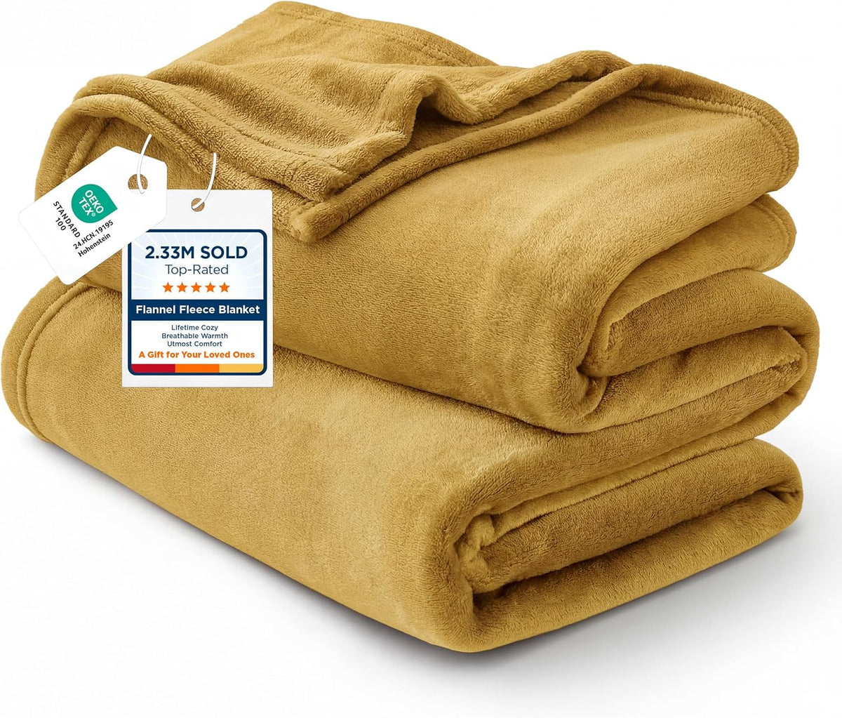 Bedsure Fleece Bed Blankets Queen Size