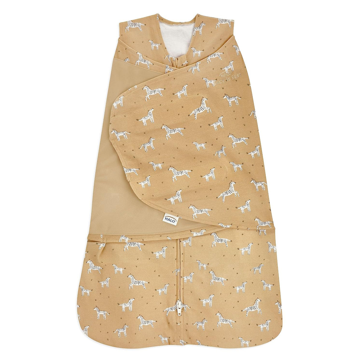 HALO SleepSack Swaddle | Cotton | 1.5 TOG | 68-75°F | 6-12 lbs |Baby Blue