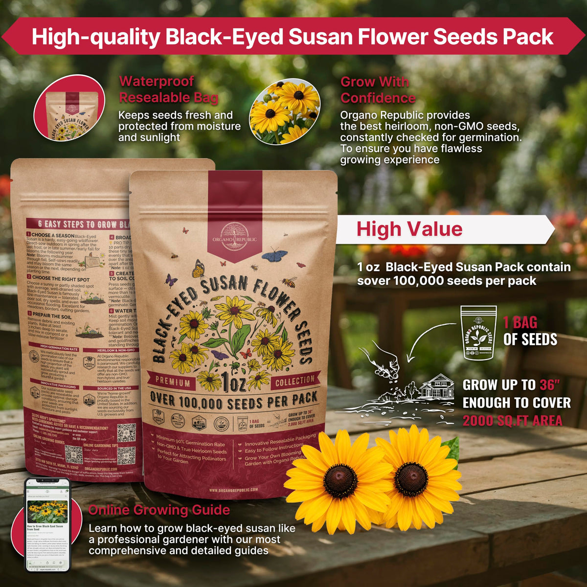 Cosmos Flower Seeds Pack 1 oz - 4,500 Non-GMO Heirloom Annual Seeds for Planting Indoor & Outdoor Gardening, Flower Seed for Garden in Resealable Packet, Floral Mix for Pollinators Perennial Mix Father Jim Norris notebooks