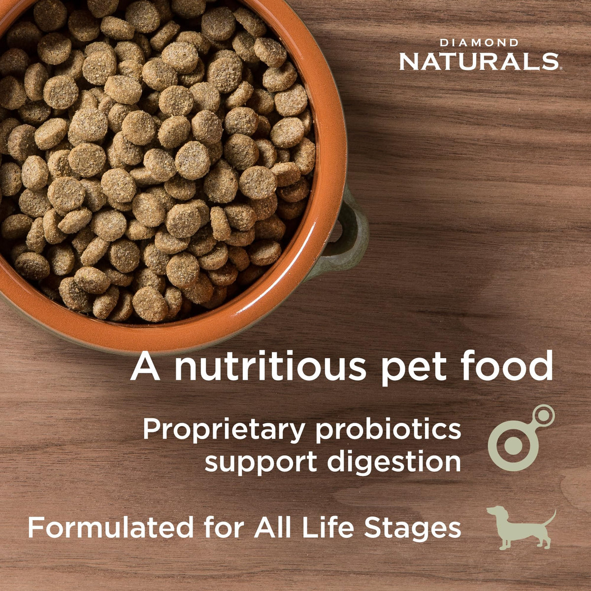 Diamond Naturals Light Adult Dry Dog Food, Lamb Meal & Rice, 30lb