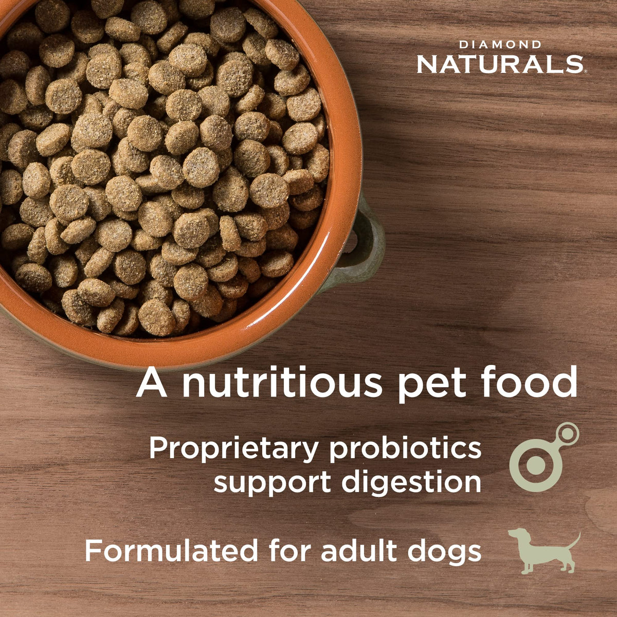 Diamond Naturals Light Adult Dry Dog Food, Lamb Meal & Rice, 30lb
