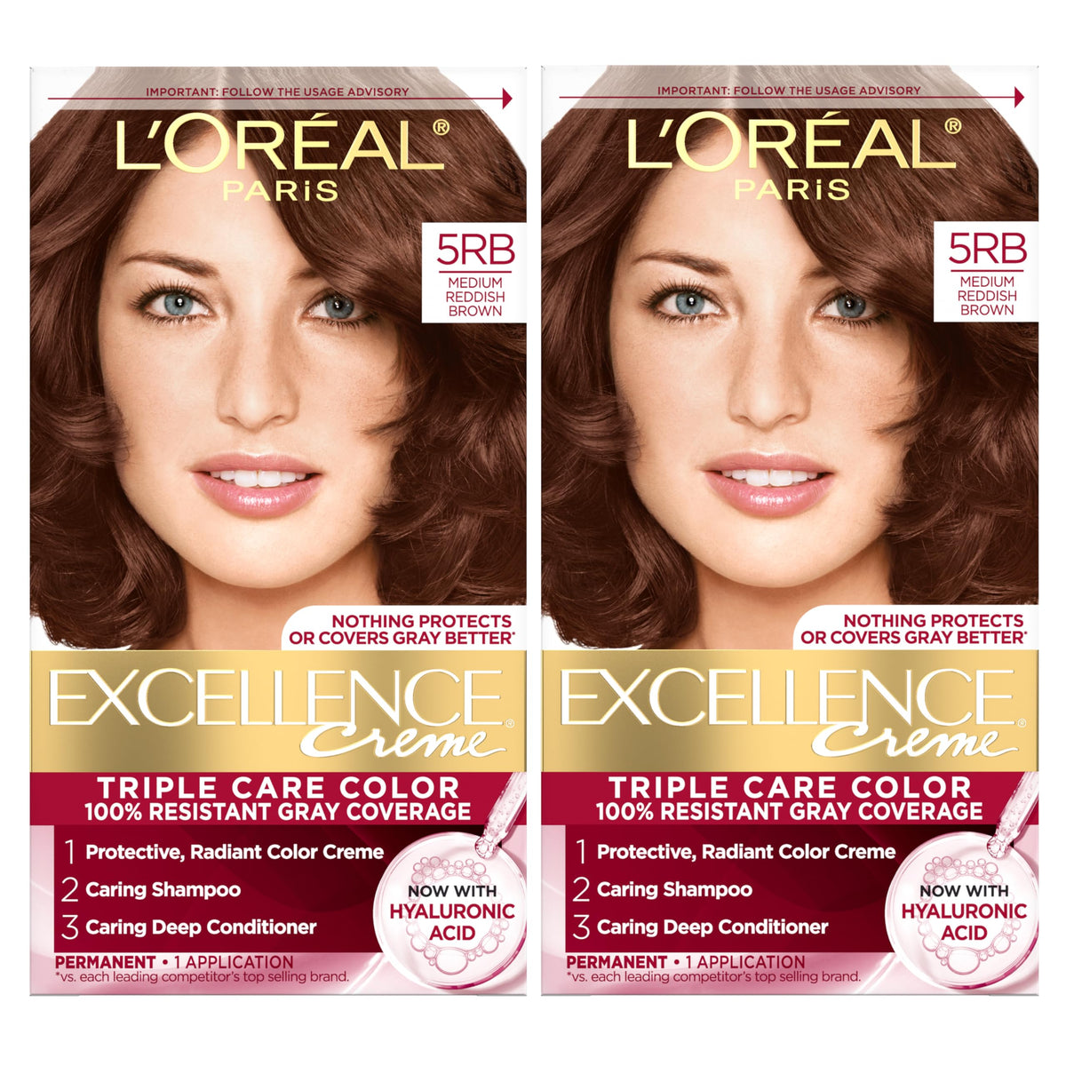 L'Oreal Paris Excellence Crème Hair Color, 4AR Dark Chocolate Brown Father Jim Norris notebooks