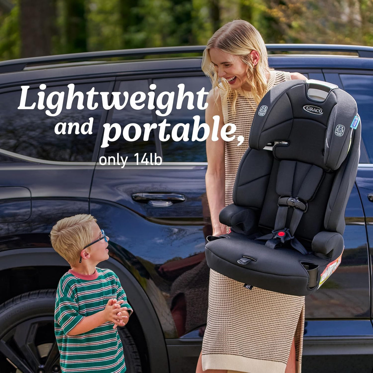 Graco Tranzitions 3-in-1 Harness Booster Car Seat, Proof