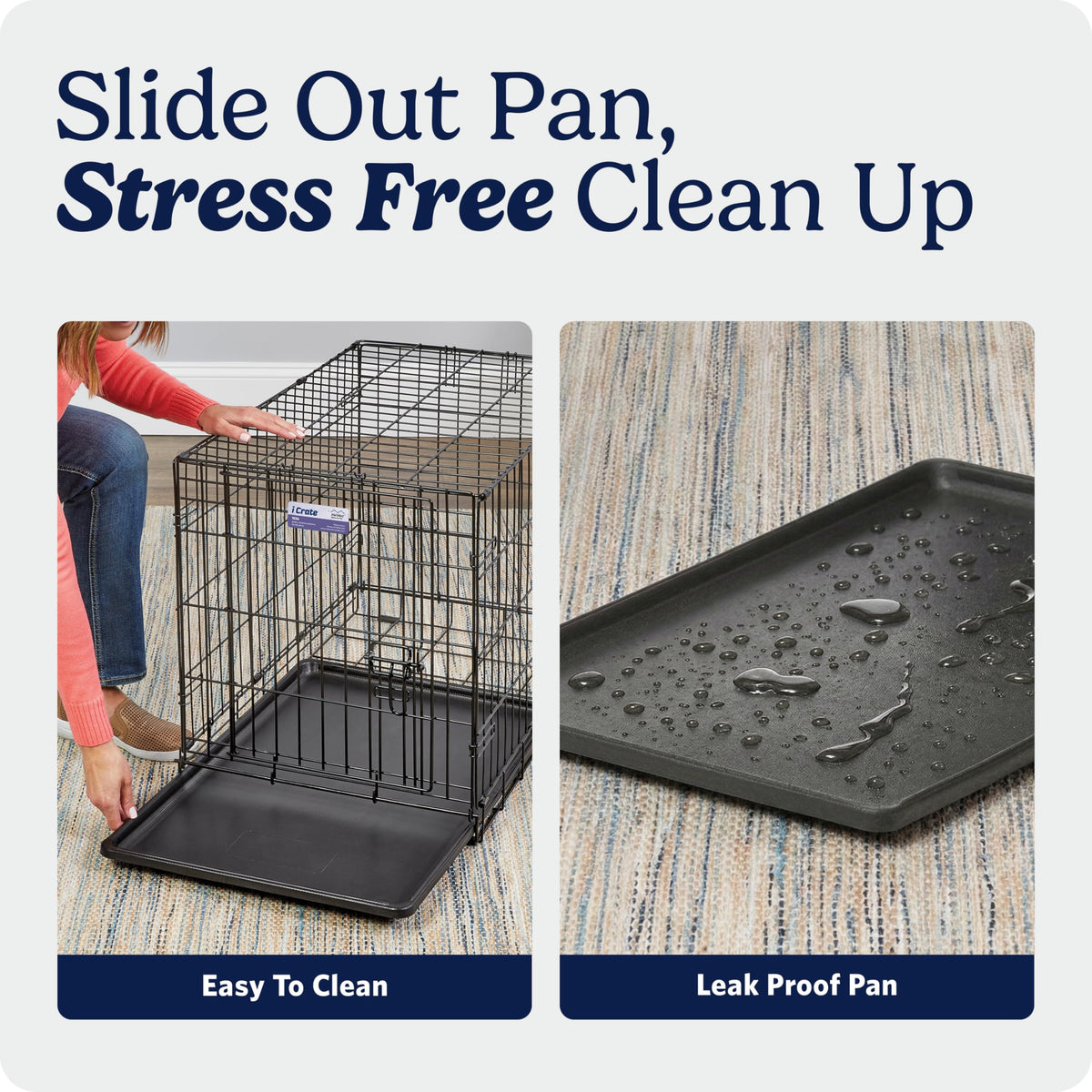 Midwest 36-Inch Single Door iCrate, for Medium-Large Breeds, 41-70 lbs