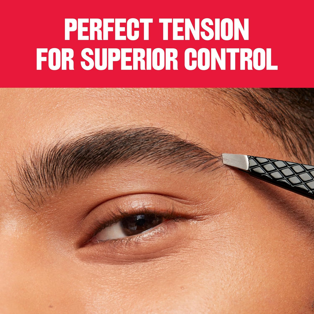 Revlon Expert Slant Tip Tweezer, Black, 1 Count