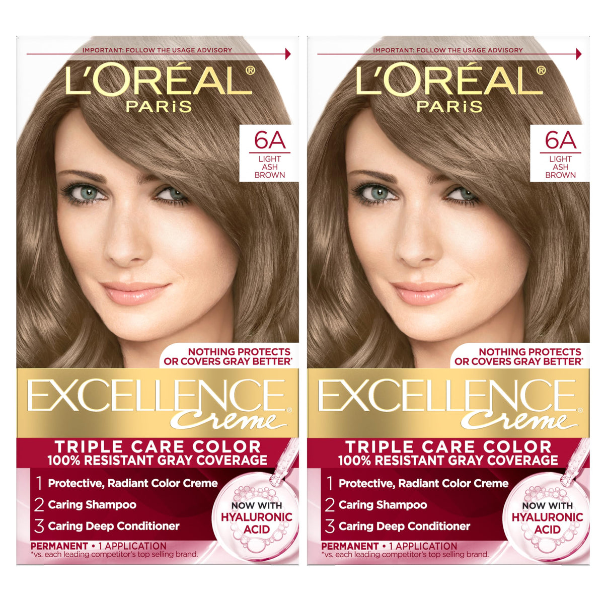 L'Oreal Paris Excellence Crème Hair Color, 4AR Dark Chocolate Brown Father Jim Norris notebooks