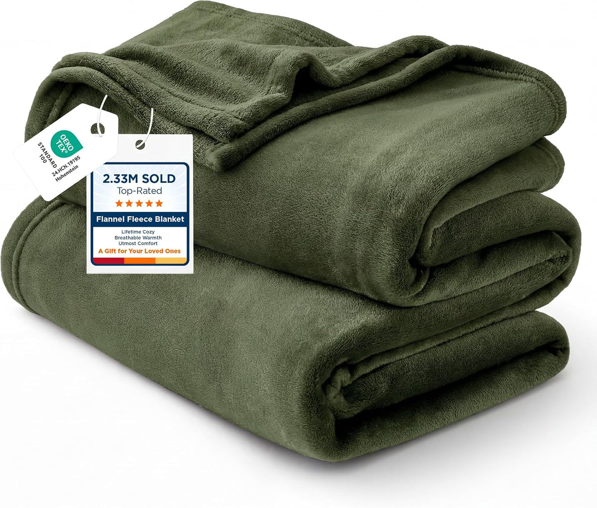 Bedsure Fleece Bed Blankets Queen Size
