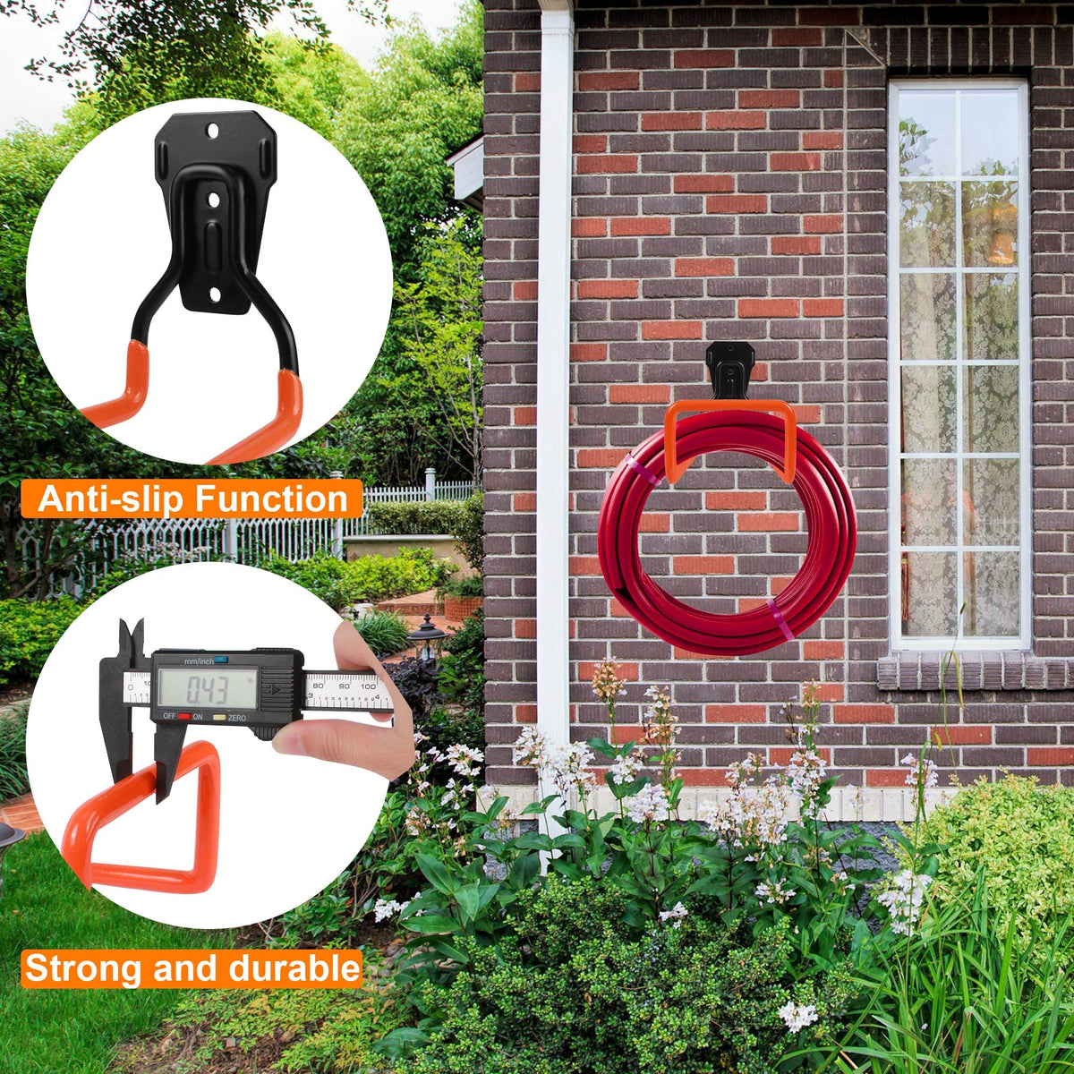 PeoMev Hose Holder Wall Mount Metal Hose Hook Garden Hose Rack Father Jim Norris notebooks