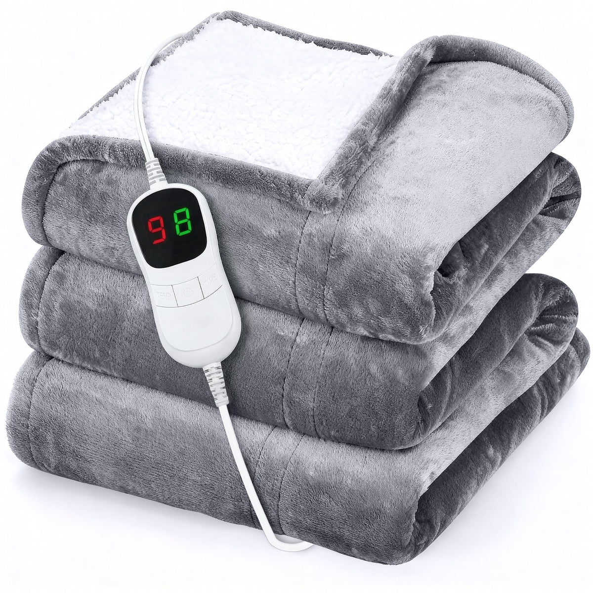 GENIANI XXL Heating Pad for Back Pain & Menstrual Pain Relief, Electric Throw Auto Shut Off,