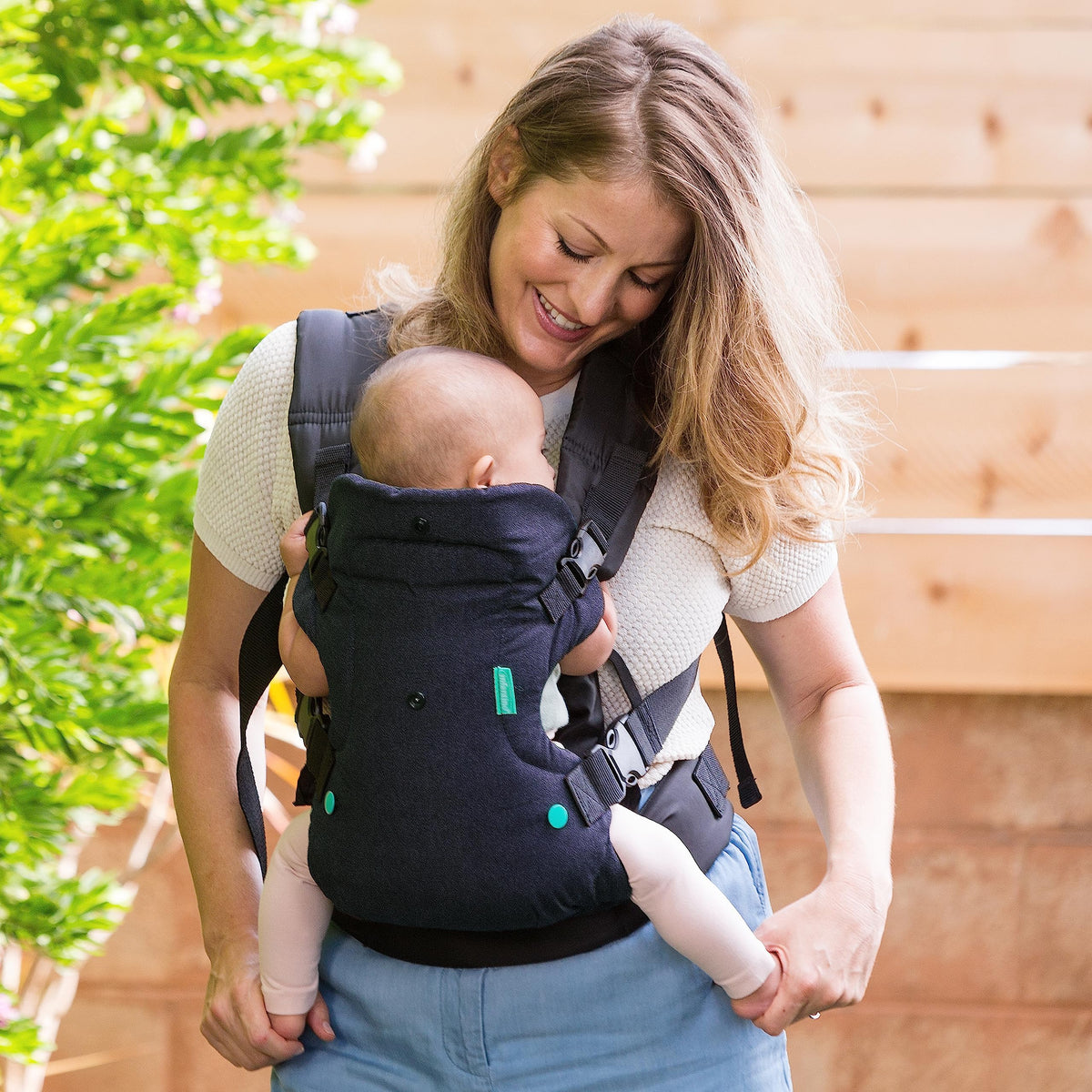 Infantino Flip 4-in-1 Baby Carrier Convertible Ergonomic, Gray