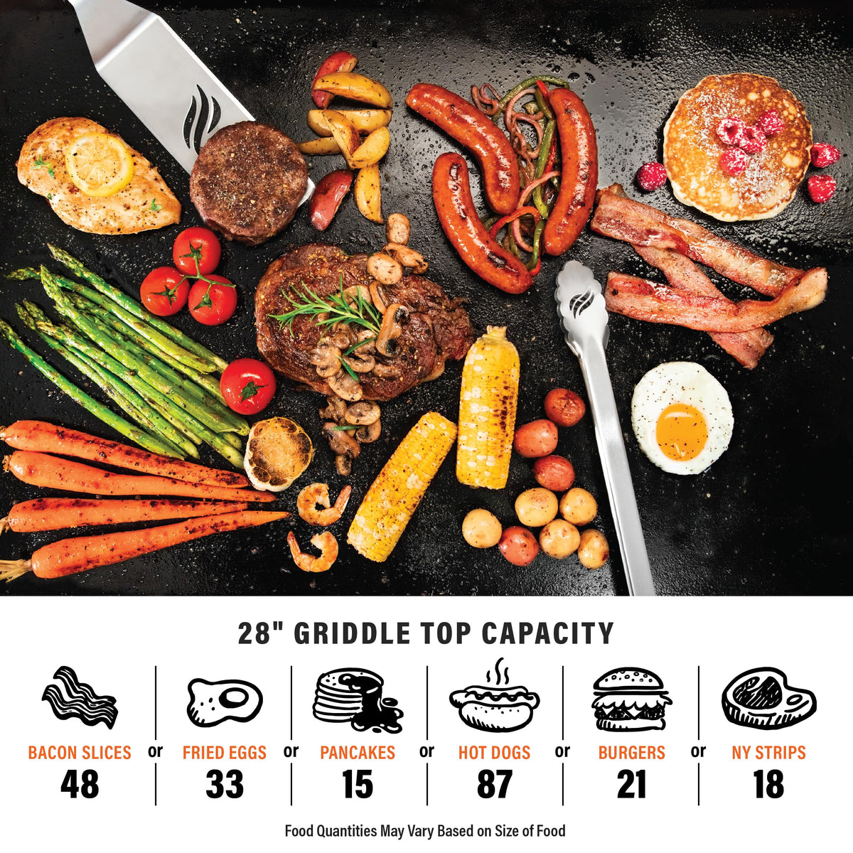 Blackstone® 1883 Original 28" Omnivore Griddle with Hood, Black Father Jim Norris notebooks